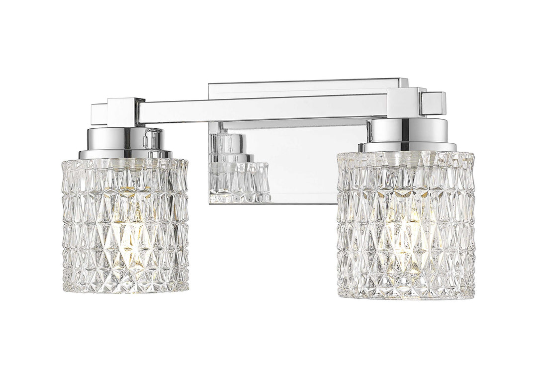 Jacqueline Two Light Vanity in Chrome Z-Lite Canada