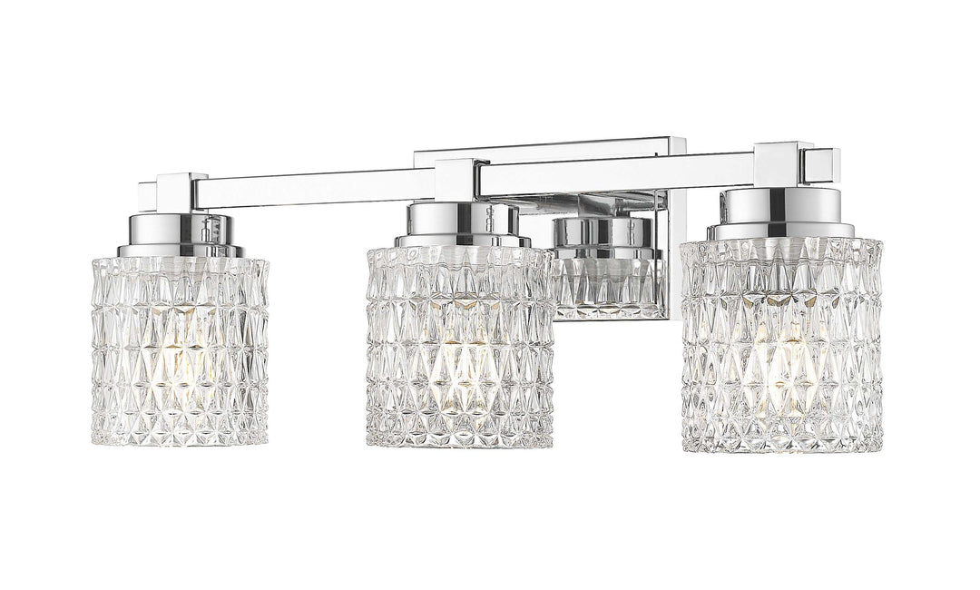 Jacqueline Three Light Vanity in Chrome Z-Lite Canada