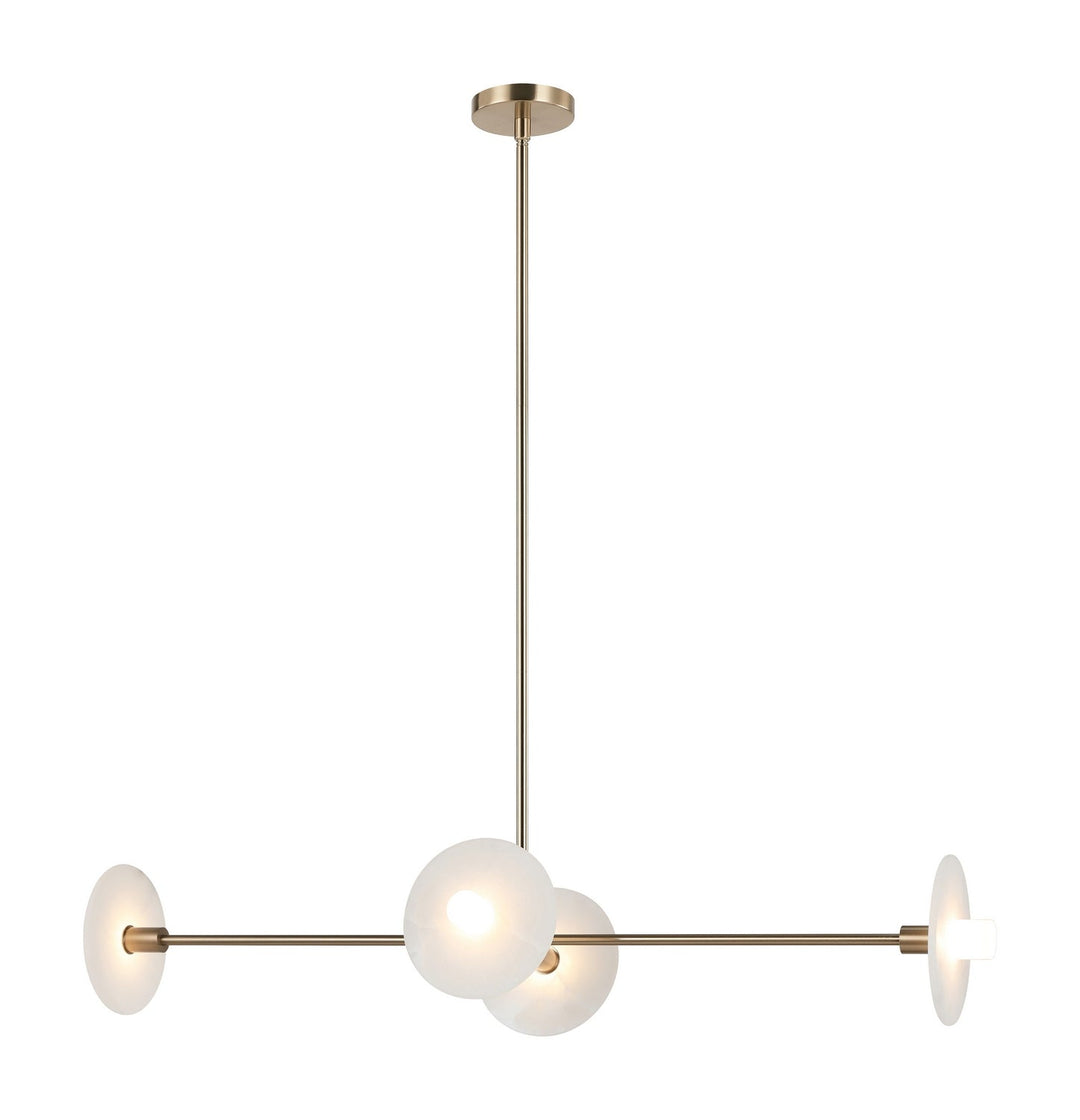 Monument LED Pendant in Champagne Gold Matteo Canada
