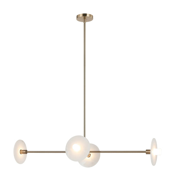 Monument LED Pendant in Champagne Gold Matteo Canada
