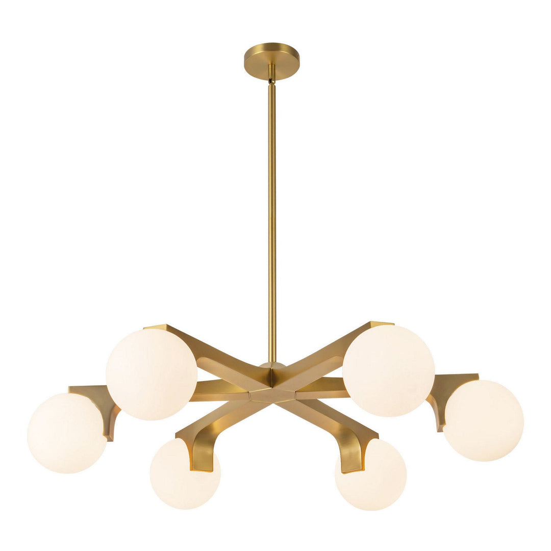 Kuzco Canada - CH11537-BG - Six Light Chandelier - Briar - Brushed Gold
