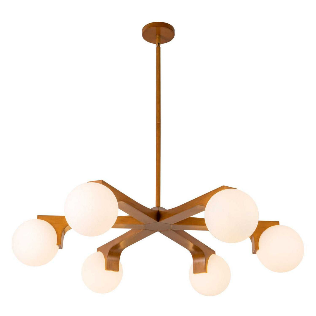 Kuzco Canada - CH11537-TK - Six Light Chandelier - Briar - Teak