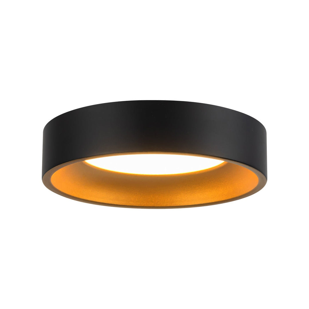 Kuzco Canada - FM0702605BKGD - LED Flush Mount - Nix - Black/Gold
