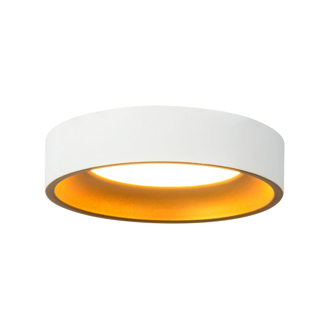Kuzco Canada - FM0702605WHGD - LED Flush Mount - Nix - White/Gold