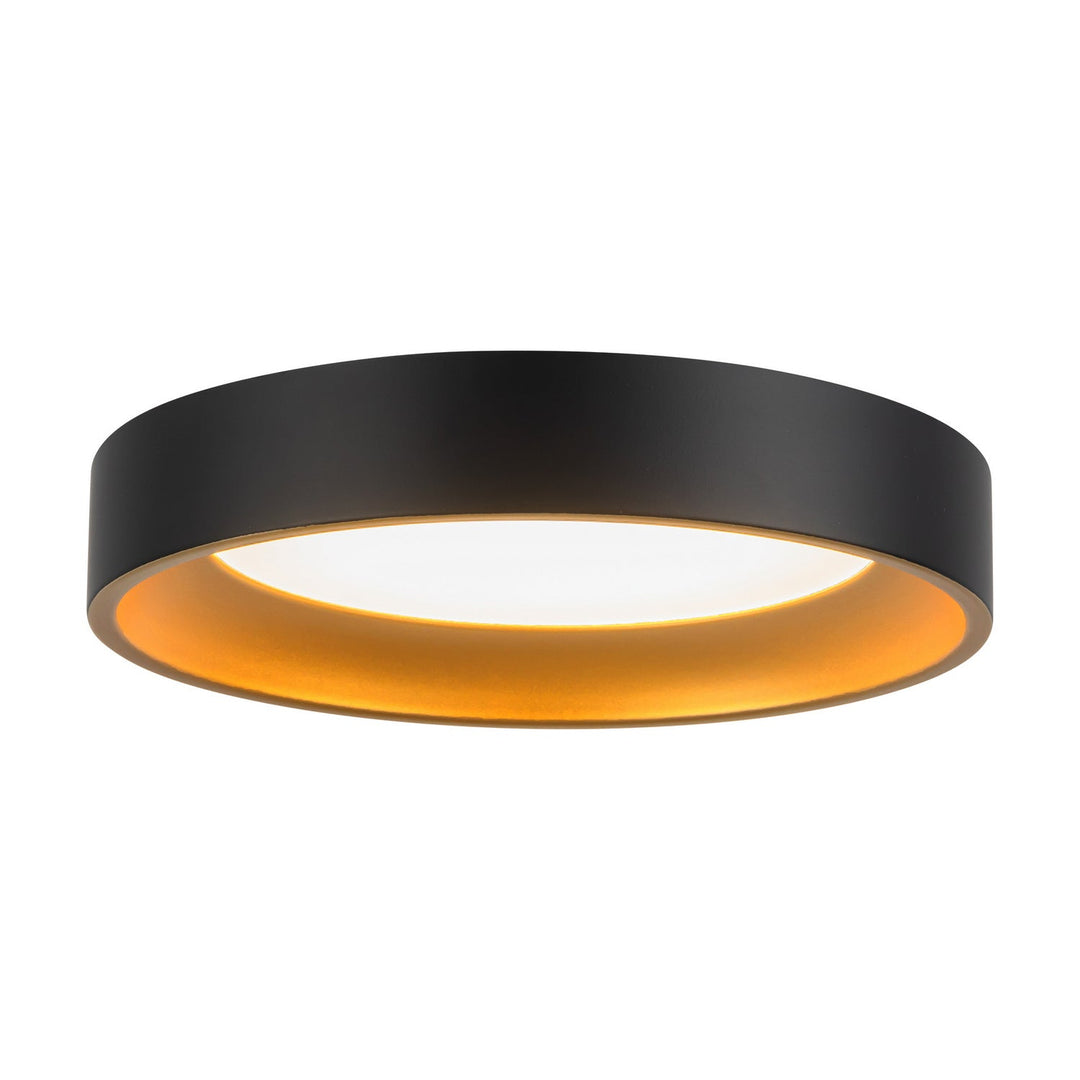 Kuzco Canada - FM0702607BKGD - LED Flush Mount - Nix - Black/Gold