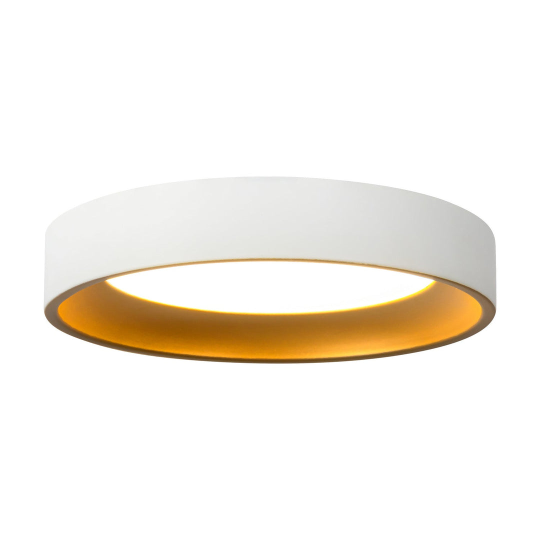 Kuzco Canada - FM0702607WHGD - LED Flush Mount - Nix - White/Gold