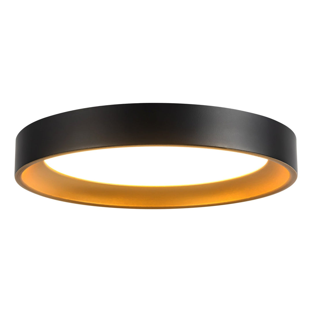 Kuzco Canada - FM0702609BKGD - LED Flush Mount - Nix - Black/Gold