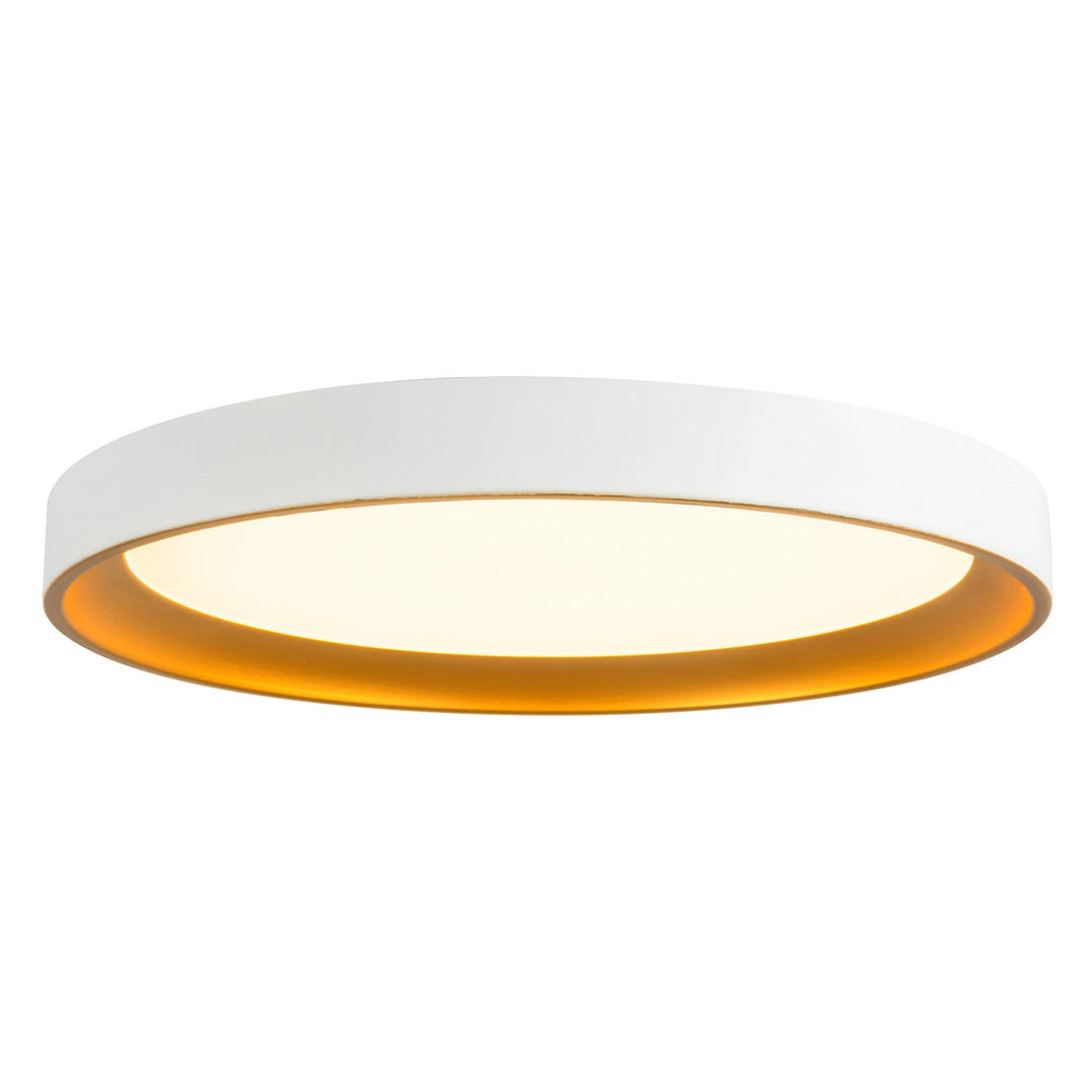Nix LED Flush Mount in White/Gold Kuzco Canada