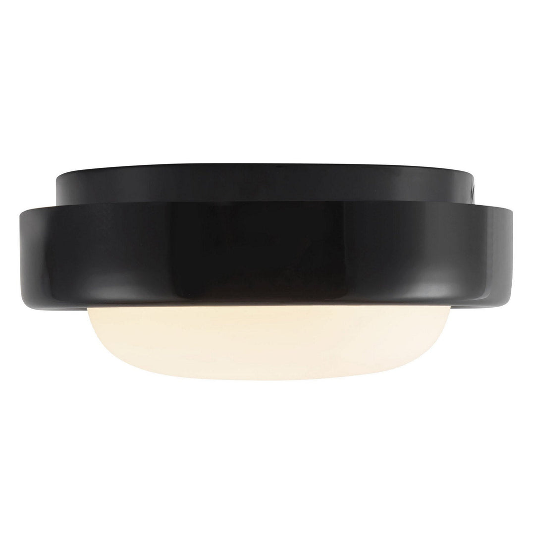 Kuzco Canada - FM17308-GBK - LED Flush Mount - Pebble - Glossy Black