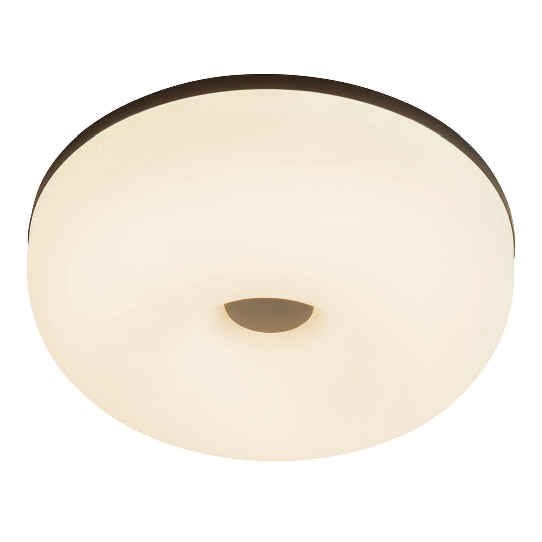 Kuzco Canada - FM69012-BK/OP - LED Flush Mount - Jada - Black/Opal Glass