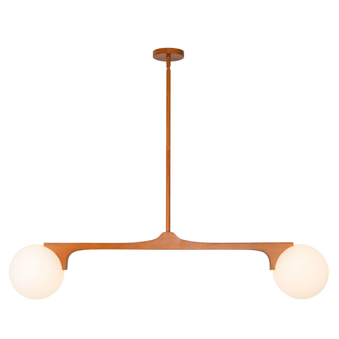 Kuzco Canada - LP11546-TK - Two Light Linear Pendant - Briar - Teak