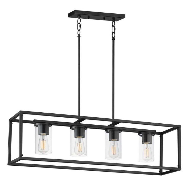 Maxim - 10288CLBK - Four Light Linear Pendant - Lateral - Black