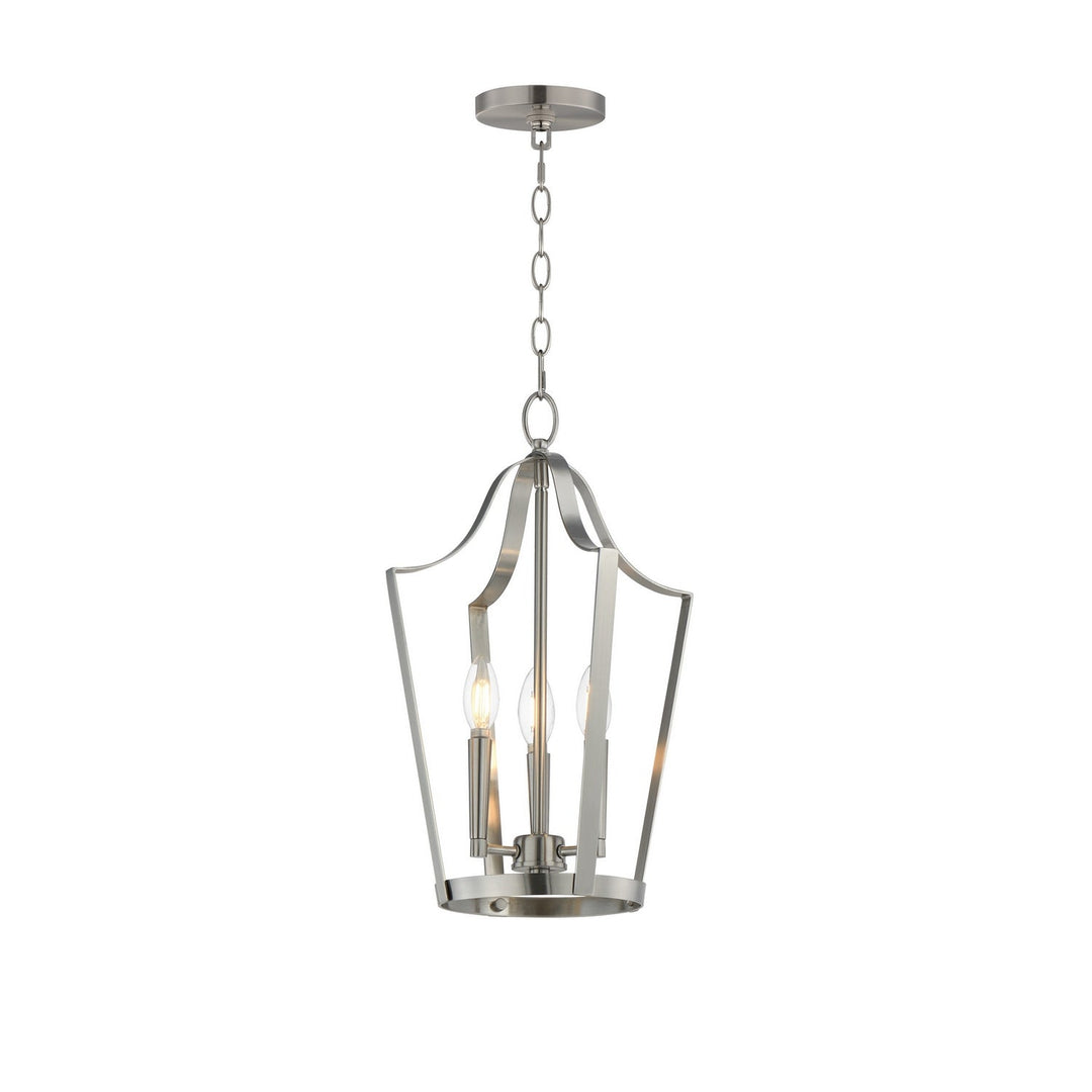 Maxim - 10423SN - Three Light Pendant - Arden - Satin Nickel