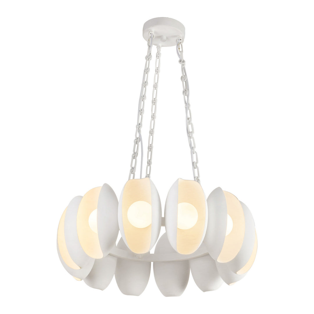 Alora Canada - CH305725AW - LED Chandelier - Cortez - Antique White