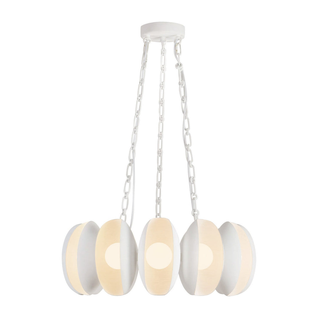 Alora Canada - CH305725AW - LED Chandelier - Cortez - Antique White