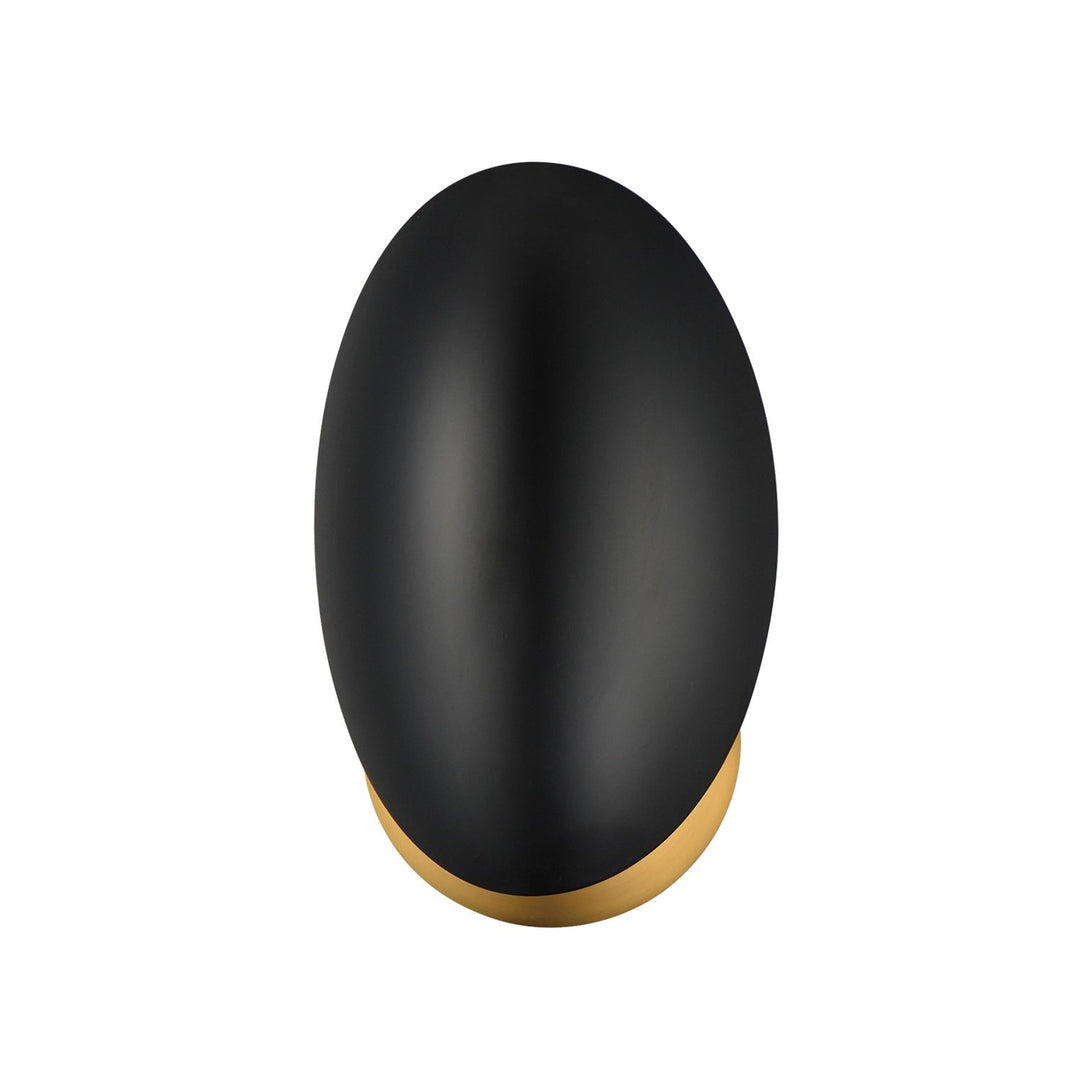 Maxim - 10821BKNAB - One Light Wall Sconce - Maris - Black / Natural Aged Brass