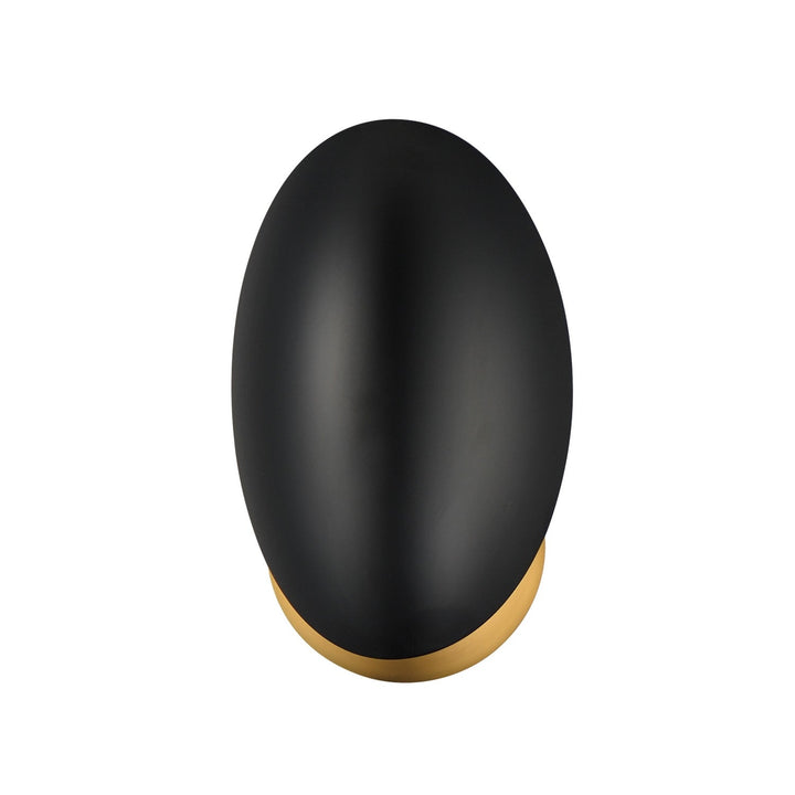 Maxim - 10821BKNAB - One Light Wall Sconce - Maris - Black / Natural Aged Brass