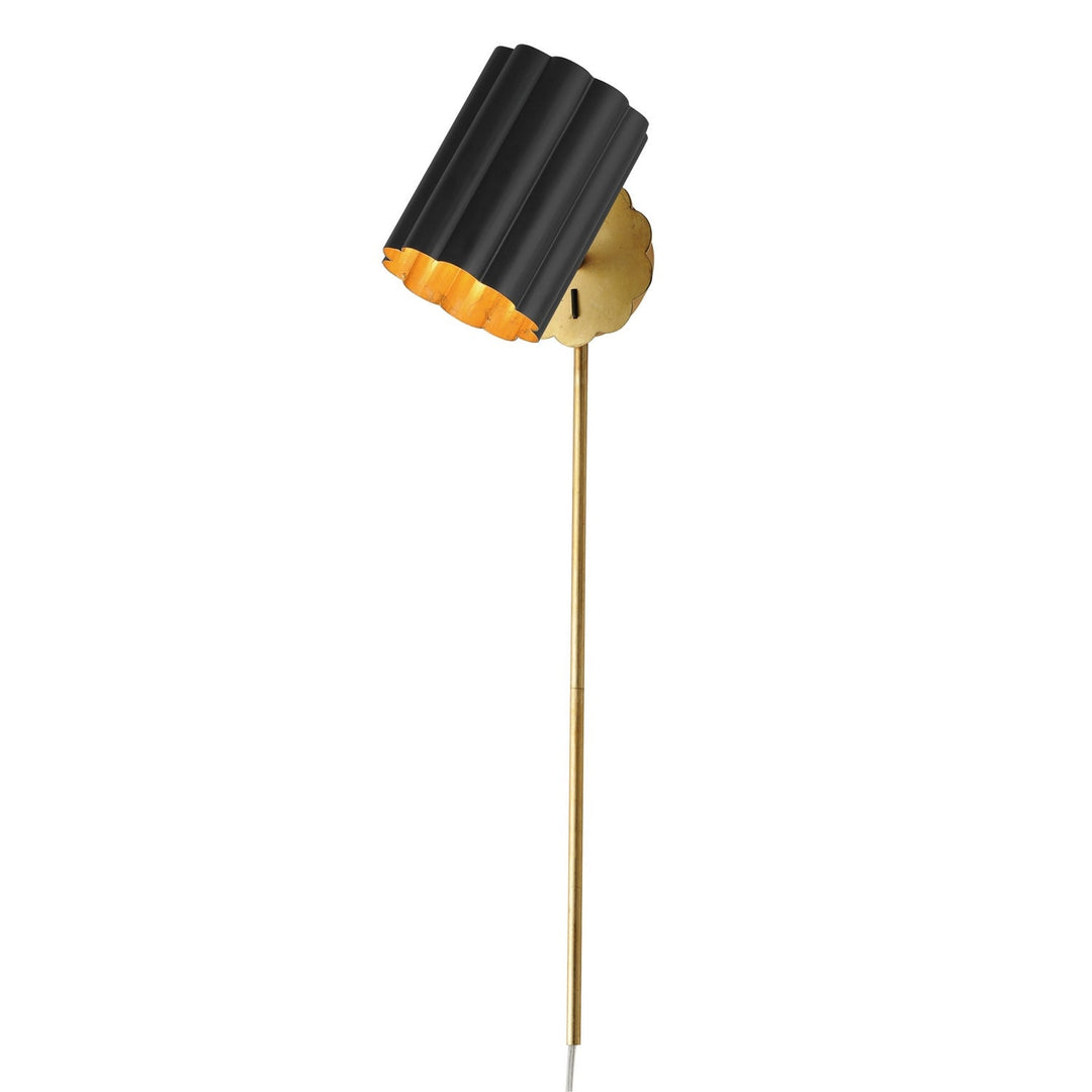 Primrose One Light Wall Sconce in Gold Leaf Maxim