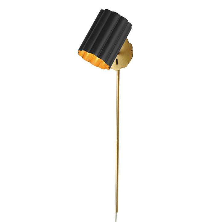 Primrose One Light Wall Sconce in Gold Leaf Maxim