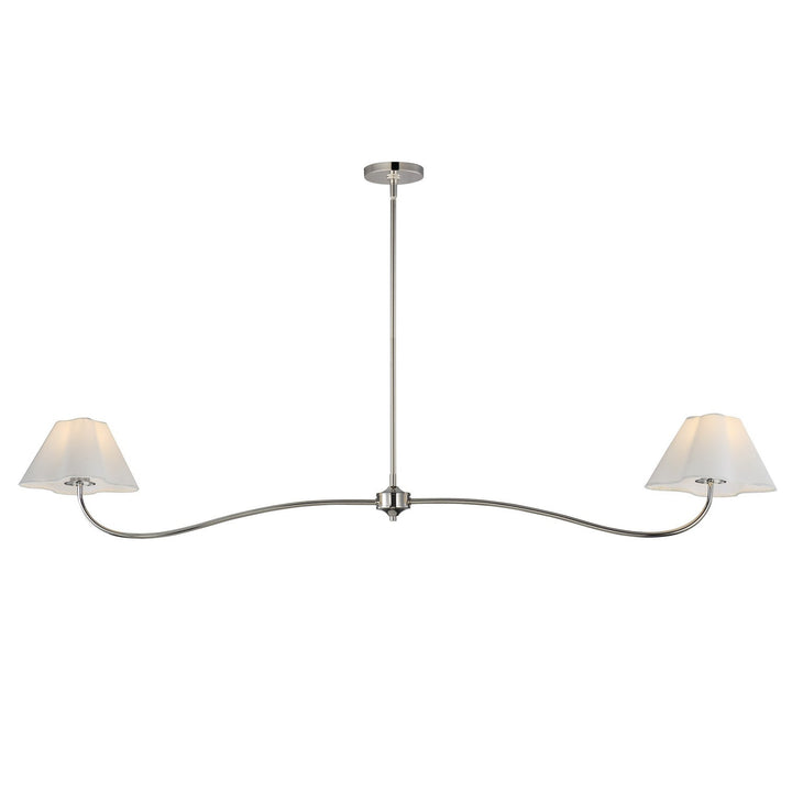 Maxim - 18102WTPN - Two Light Pendant - Saxon - Polished Nickel