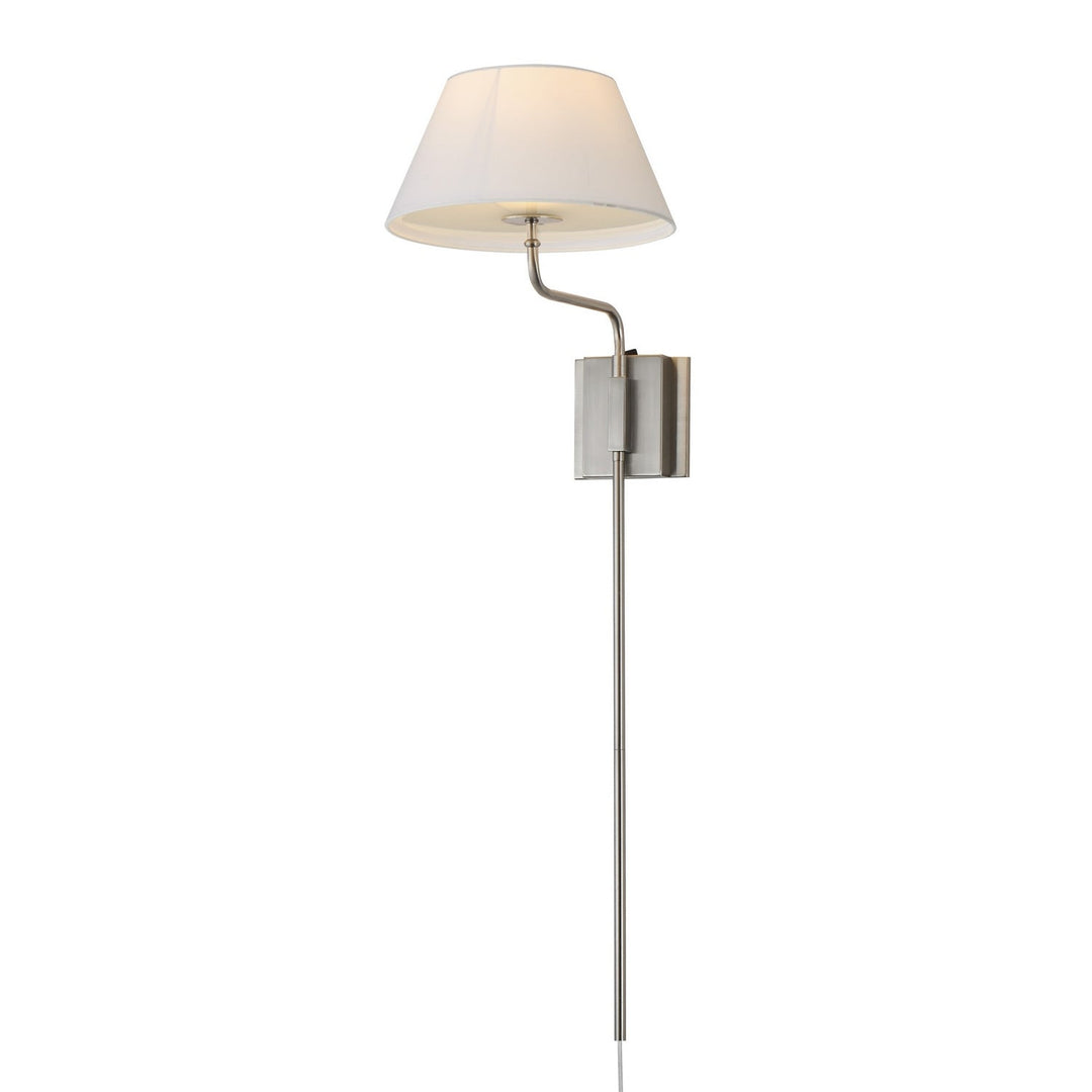 Maxim - 18410OFPN - One Light Wall Sconce - Dunbridge - Polished Nickel
