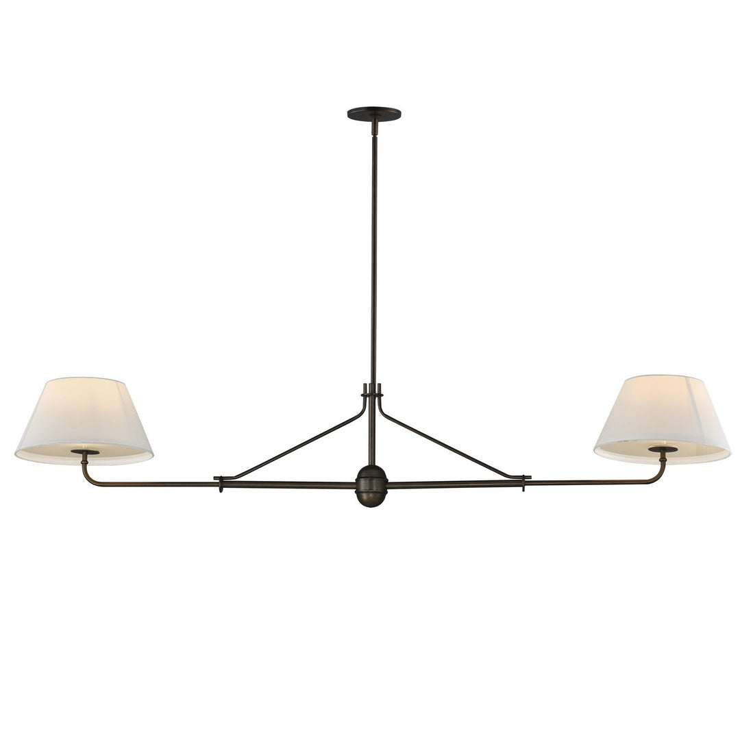 Maxim - 18412OFANB - Two Light Pendant - Dunbridge - Antique Bronze