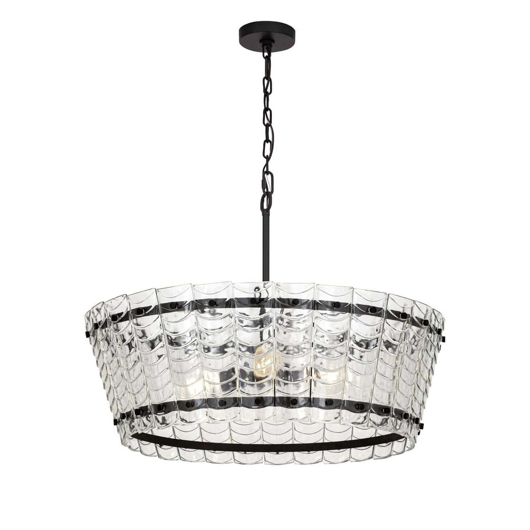 Maxim - 21874CLBZ - Four Light Chandelier - Ruche - Bronze