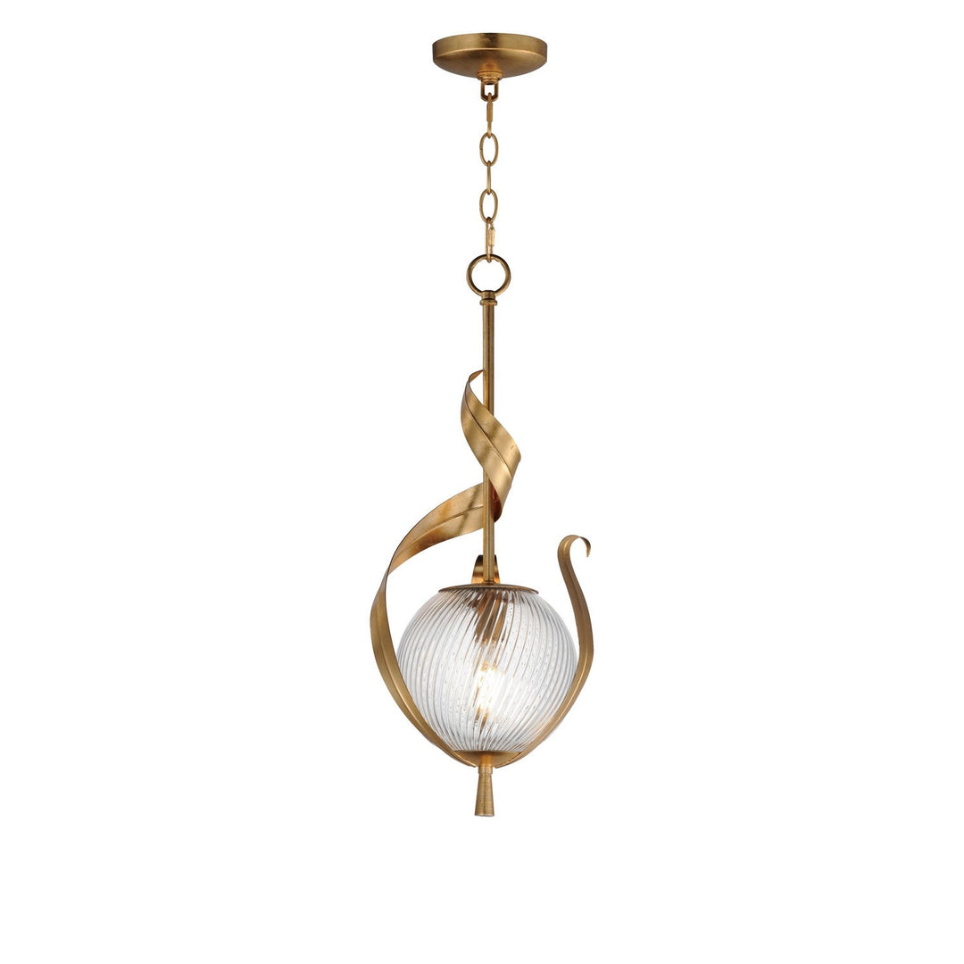 Maxim - 28712CRGL - One Light Pendant - Firenze - Gold Leaf