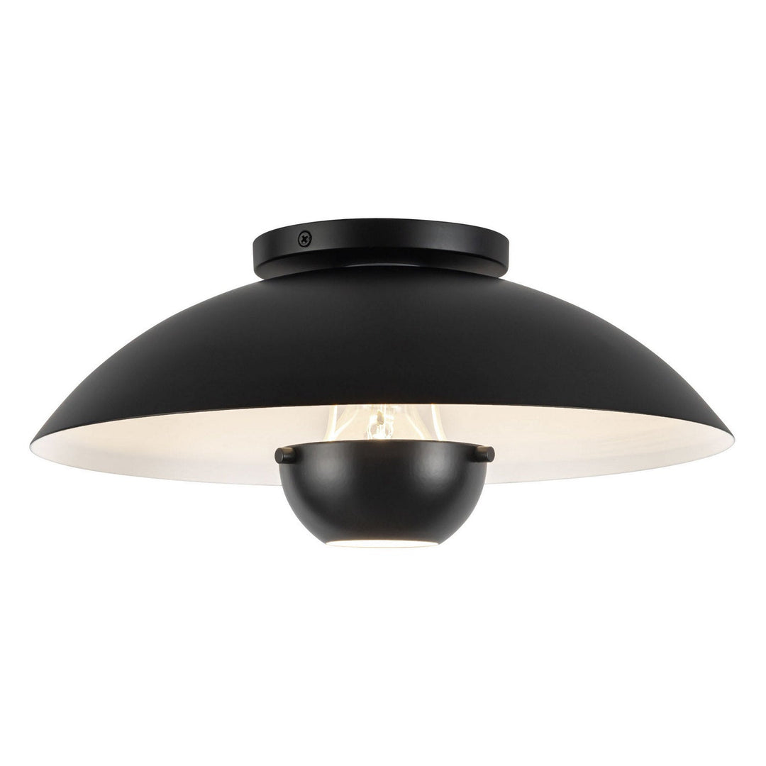 Kuzco Canada - SF11914-BK - One Light Semi-Flush Mount - Umbra - Black
