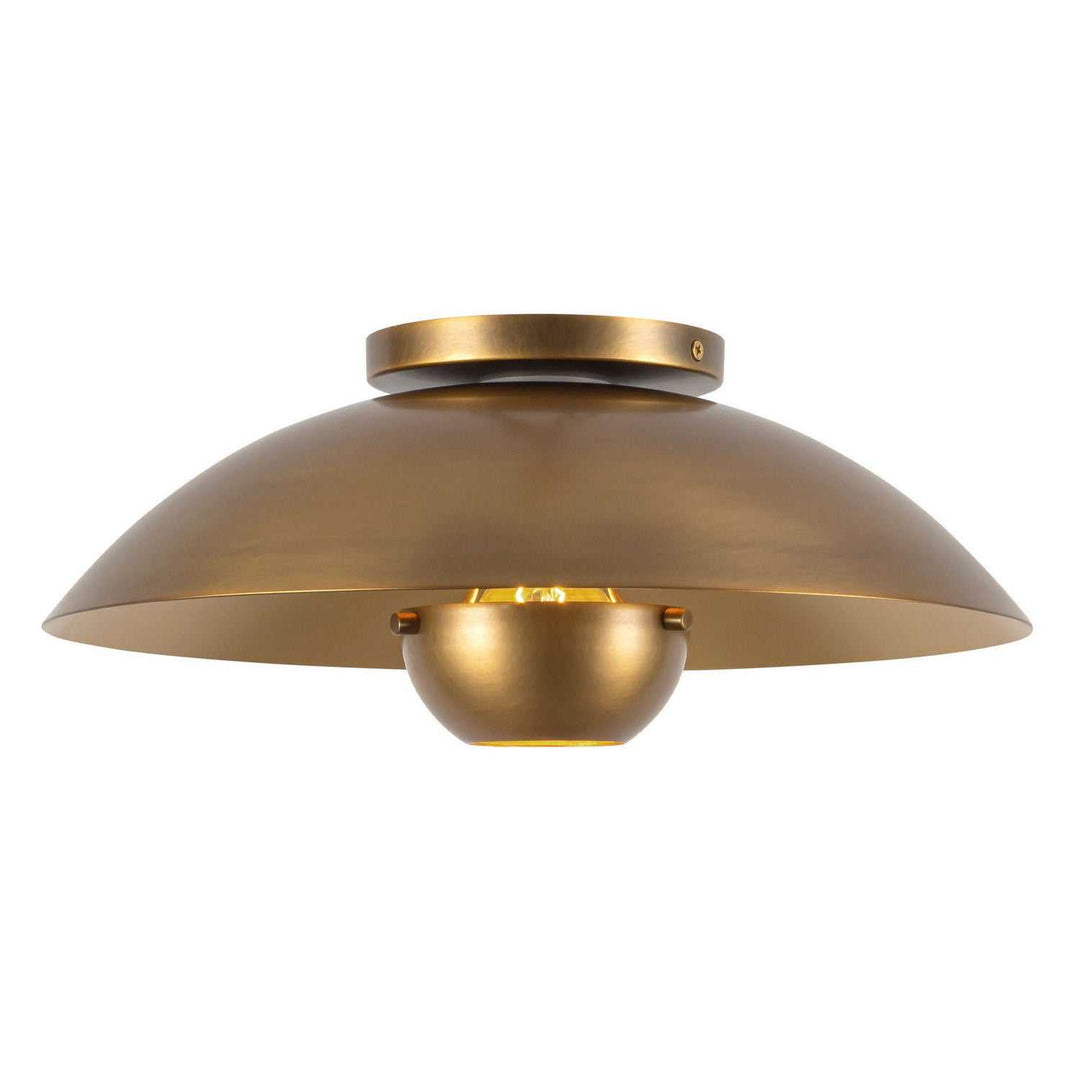 Kuzco Canada - SF11914-VB - One Light Semi-Flush Mount - Umbra - Vintage Brass