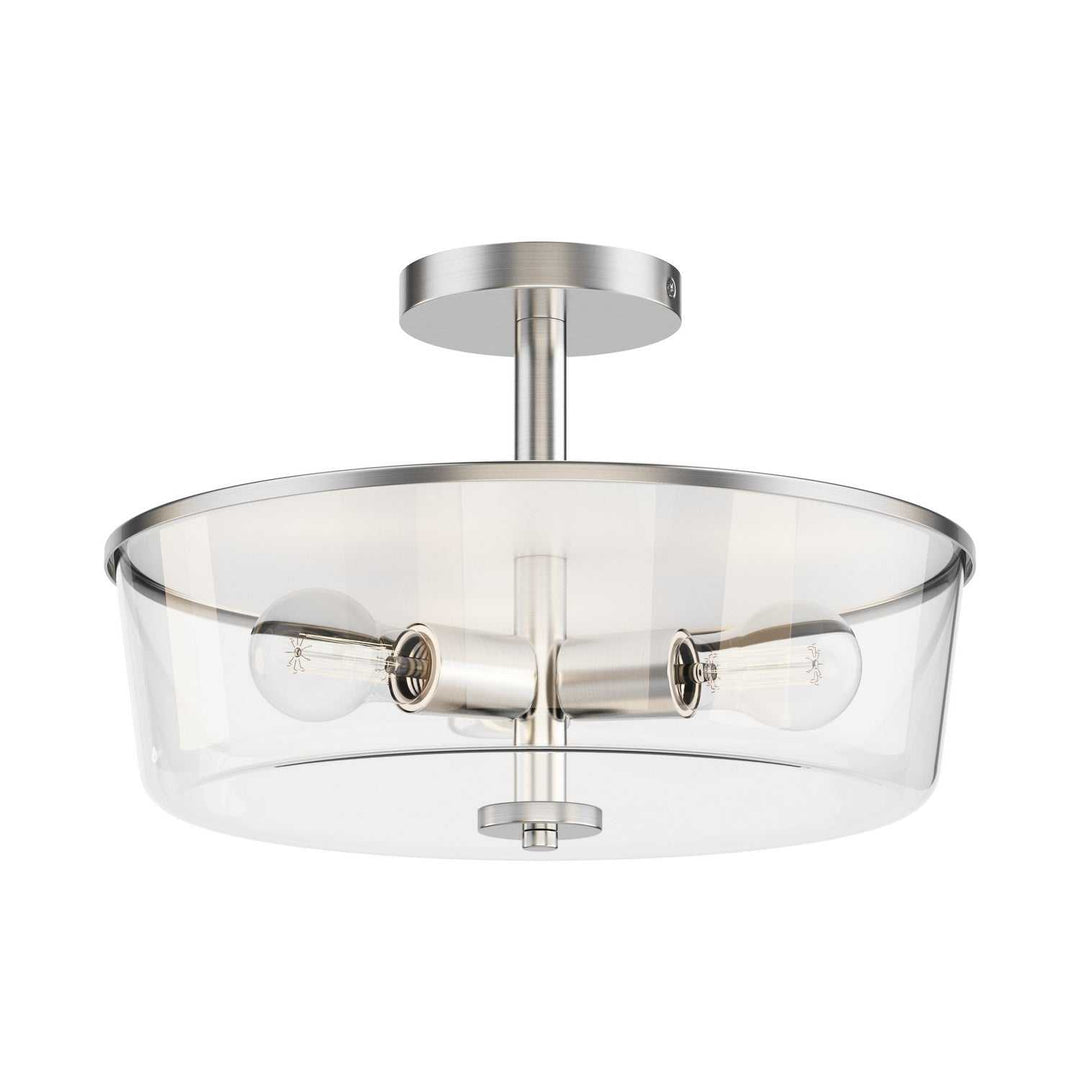 Maxim - 5695CLSN - Three Light Semi Flush/Pendant Convertible - Fuller - Satin Nickel