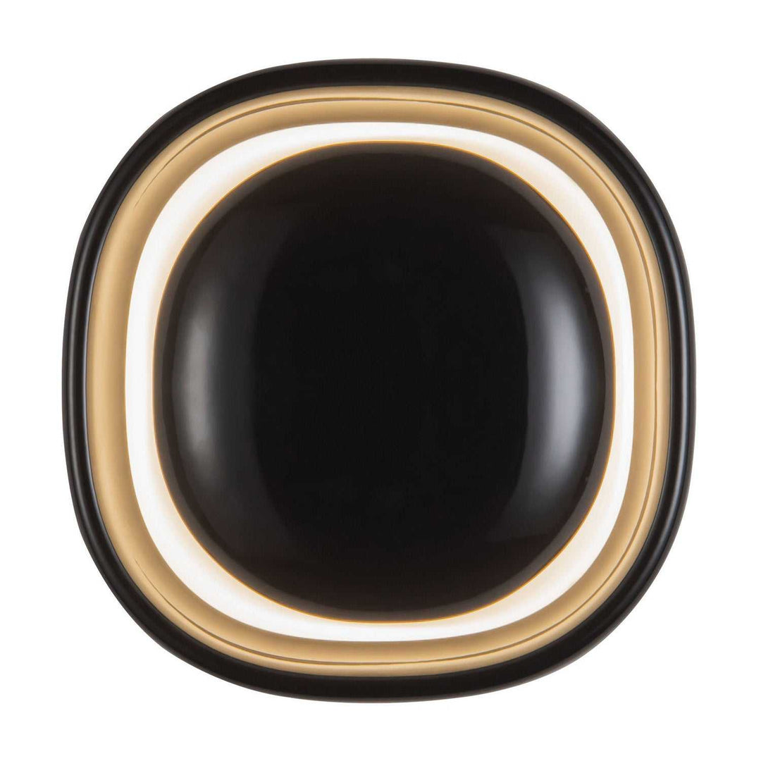 Kuzco Canada - WS17308-GBK - LED Wall Sconce - Pebble - Glossy Black