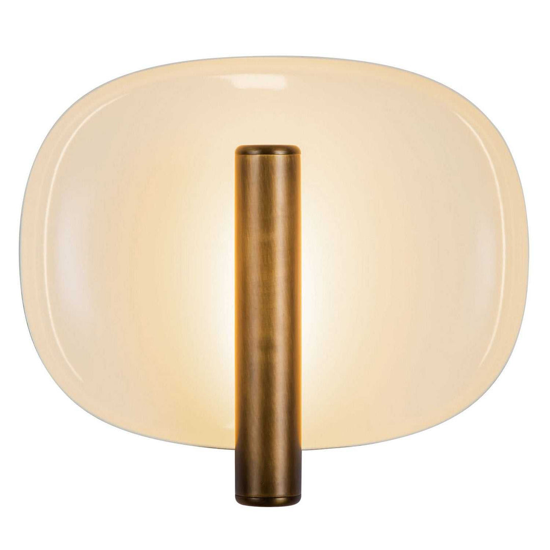 Kuzco Canada - WS20809-PW/VB - LED Wall Sconce - Lustre - Pearl White/Vintage Brass