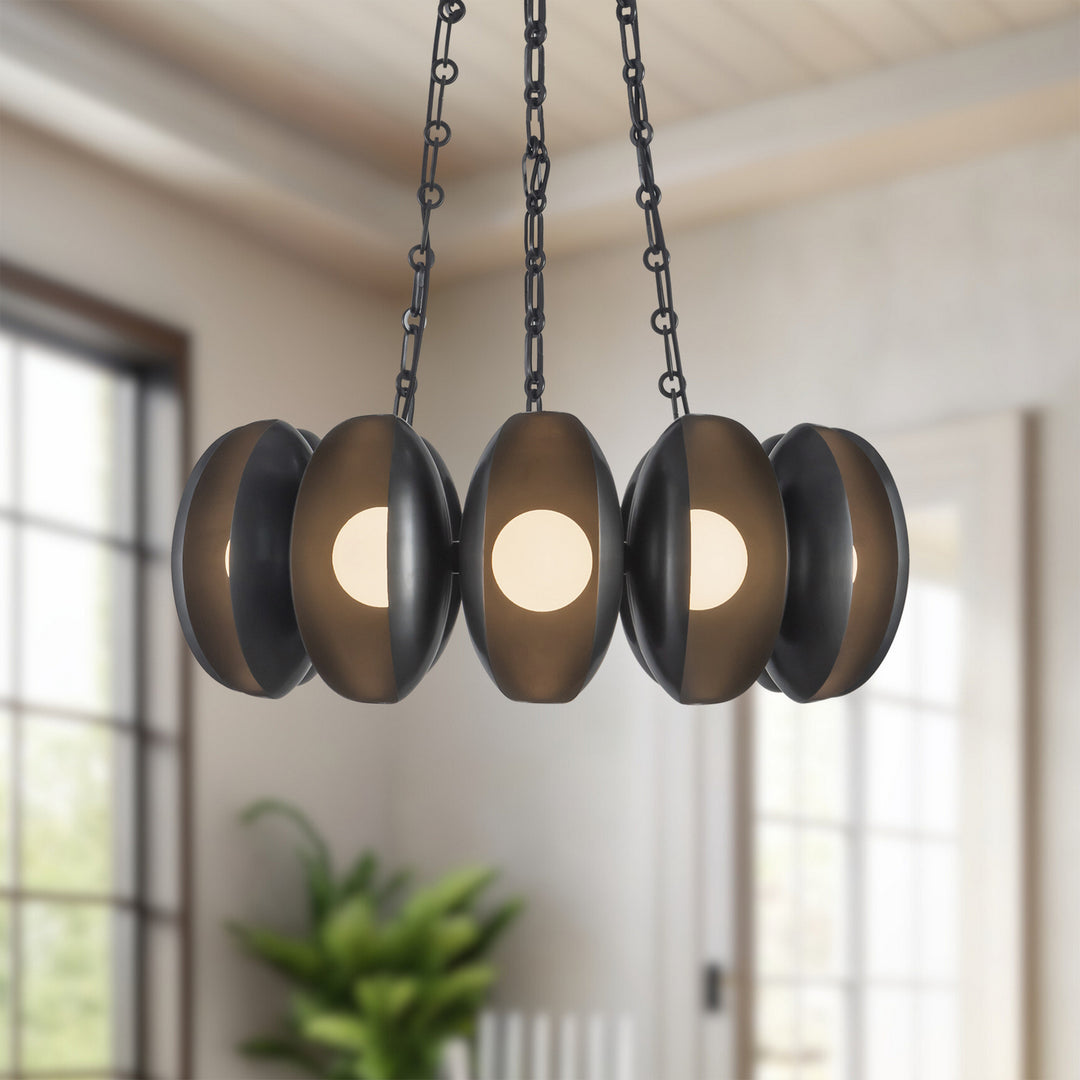 Alora Canada - CH305725UB - LED Chandelier - Cortez - Urban Bronze