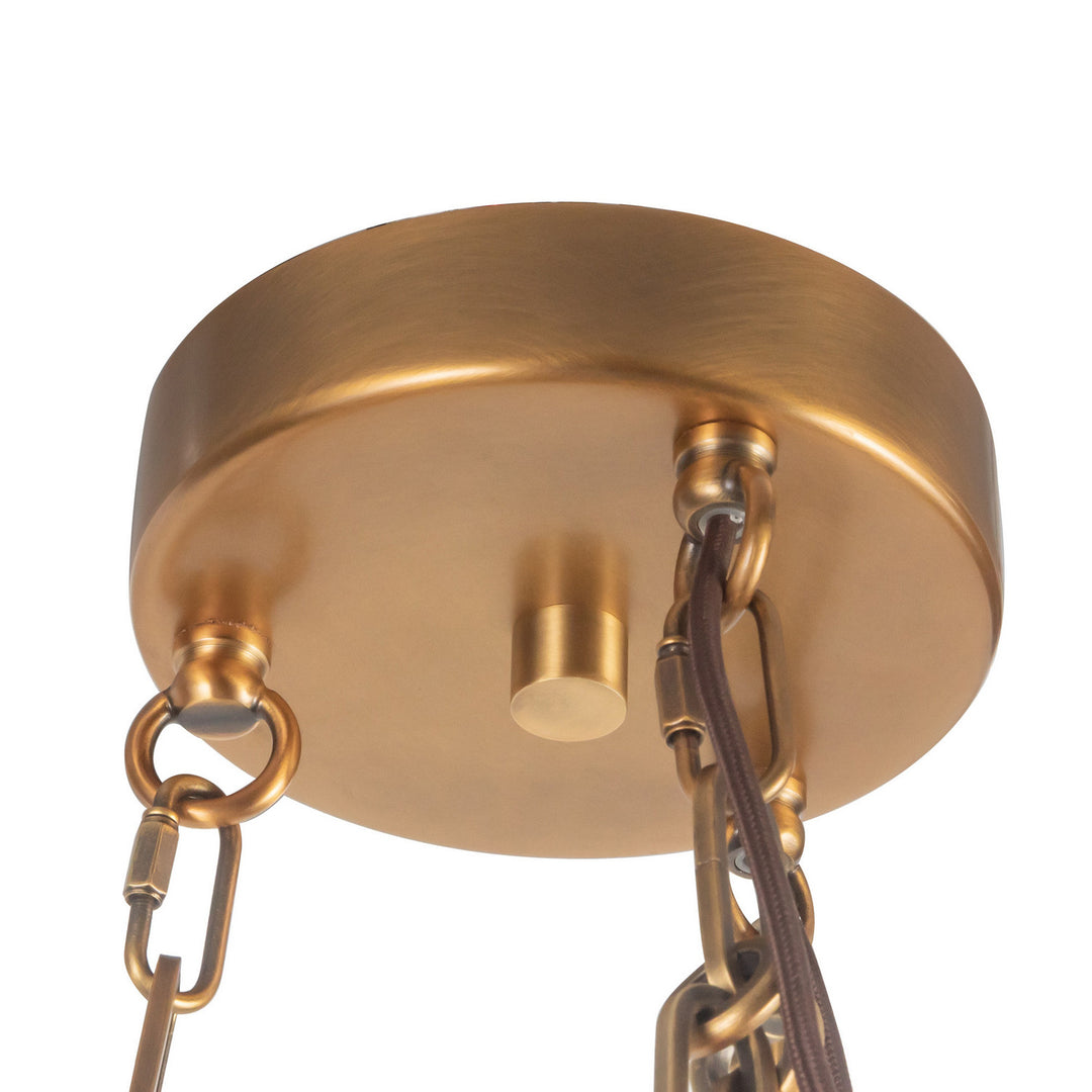 Alora Canada - CH305725VB - LED Chandelier - Cortez - Vintage Brass