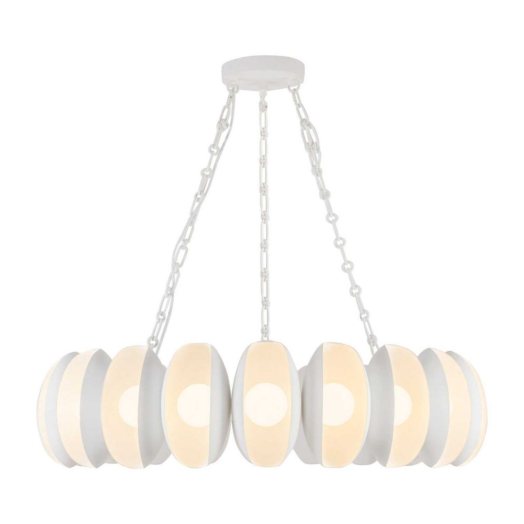 Alora Canada - CH305737AW - LED Chandelier - Cortez - Antique White