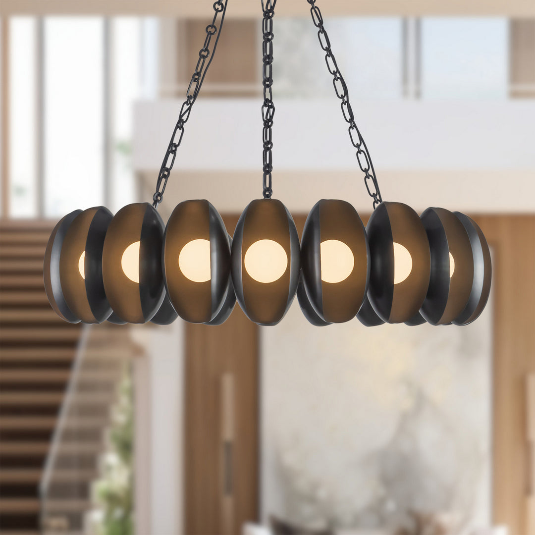 Alora Canada - CH305737UB - LED Chandelier - Cortez - Urban Bronze