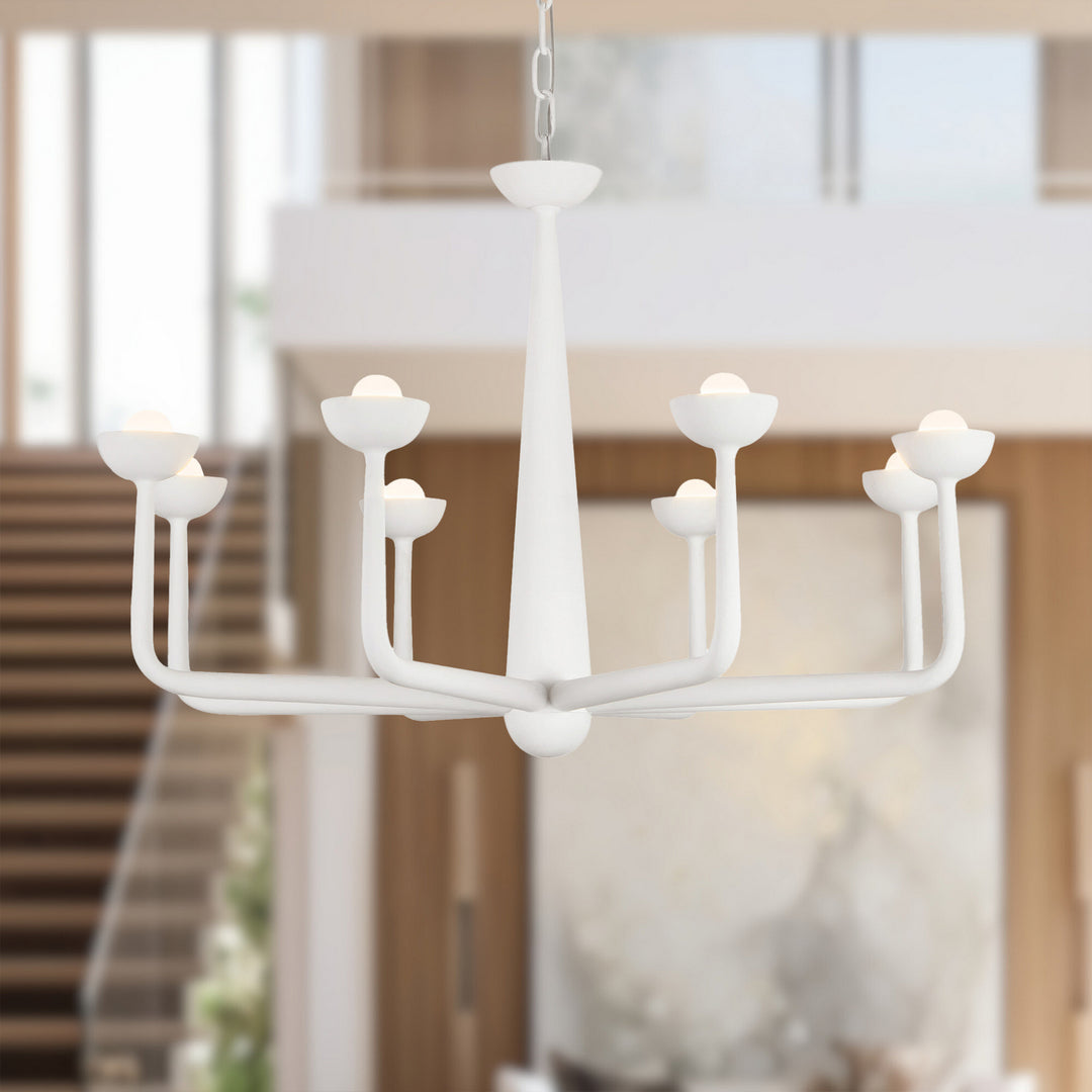Alora Canada - CH313830AW - LED Chandelier - Spade - Antique White