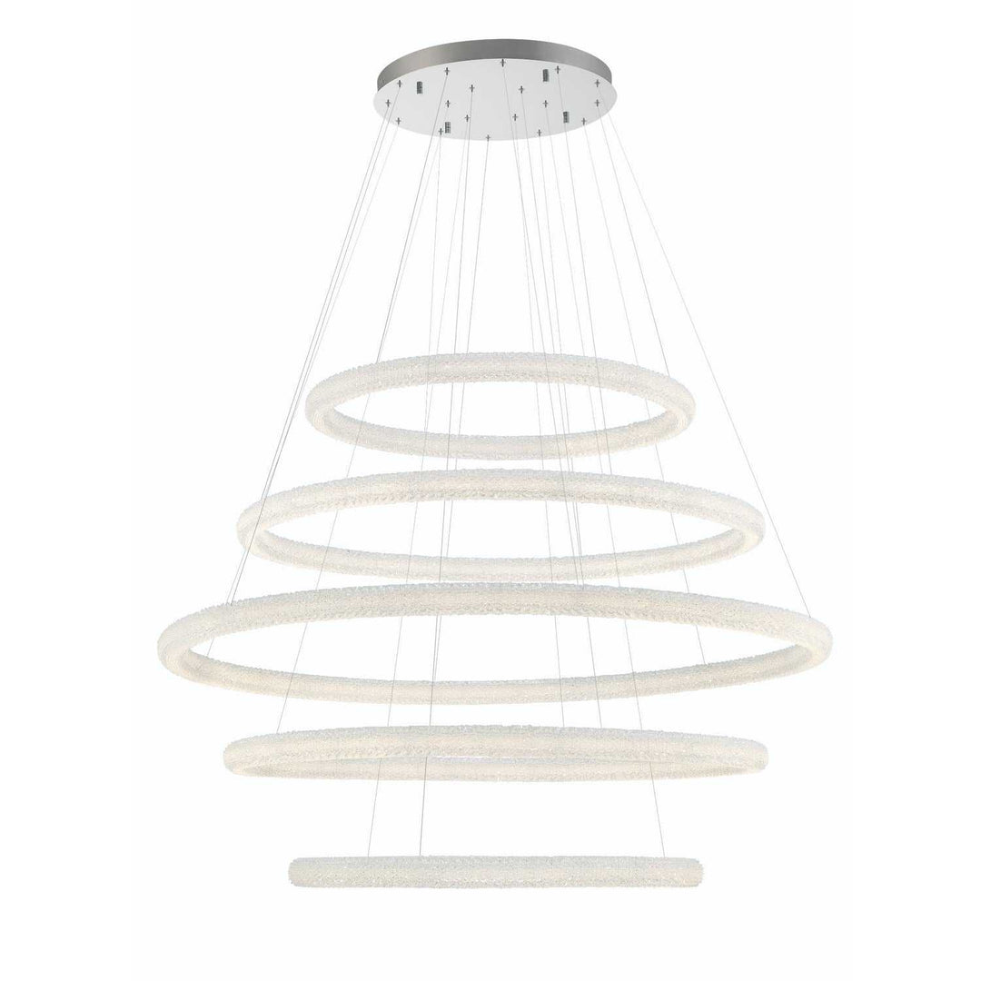 Sassi LED Chandelier in Chrome Eurofase Canada