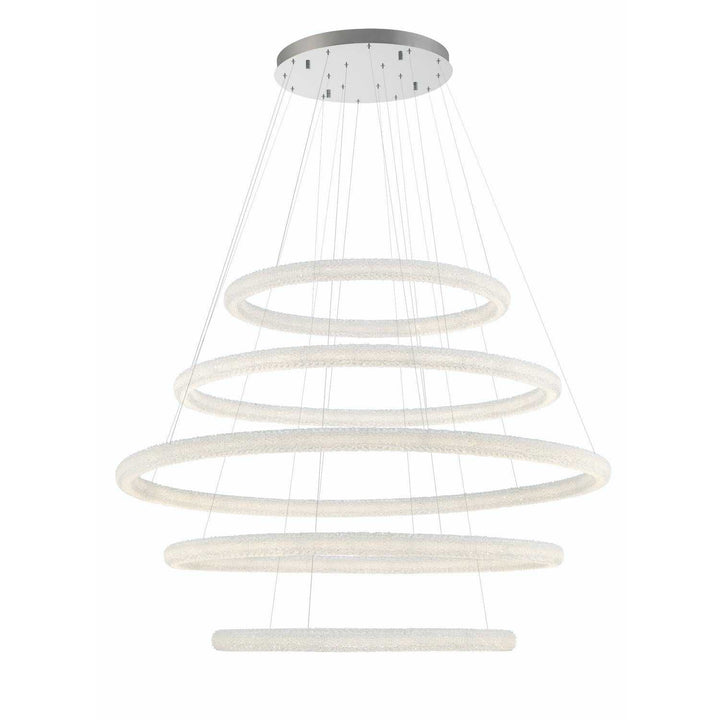 Sassi LED Chandelier in Chrome Eurofase Canada