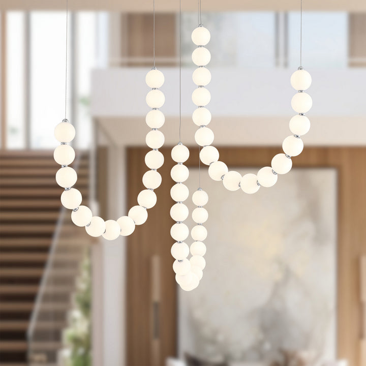 Alora Canada - CH321803CH - LED Chandelier - Akoya - Chrome