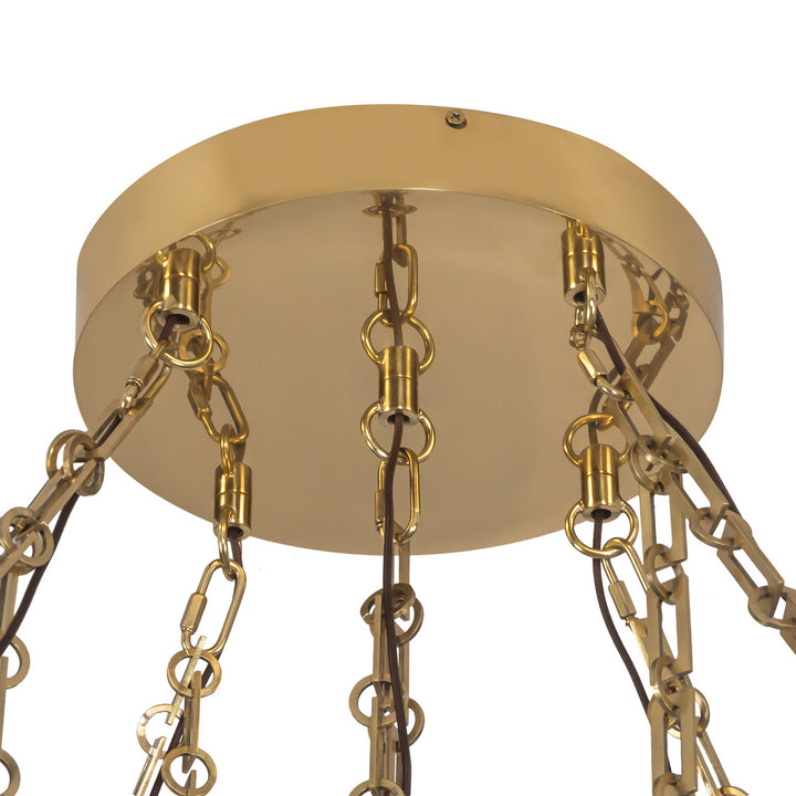 Alora Canada - CH360105PTBOP - LED Chandelier - Mineral - Patina Brass/Opal Glass