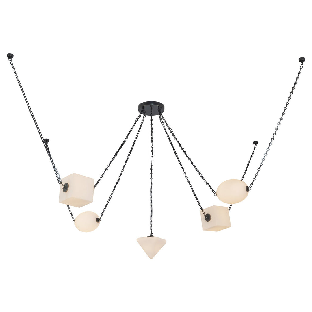 Alora Canada - CH360105UBOP - LED Chandelier - Mineral - Urban Bronze/Matte Opal Glass
