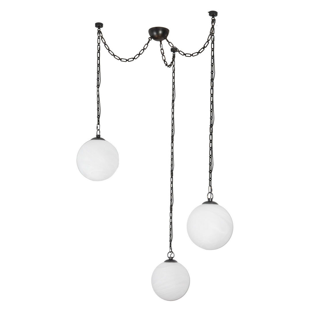 Alora Canada - CH363103UBCDG - LED Chandelier - Petra - Urban Bronze/Cloud Glass
