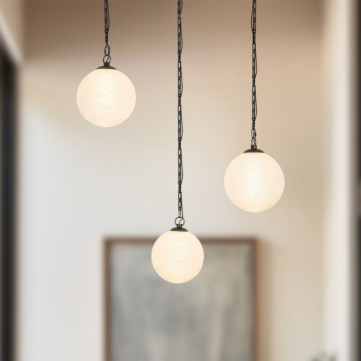 Alora Canada - CH363103UBCDG - LED Chandelier - Petra - Urban Bronze/Cloud Glass
