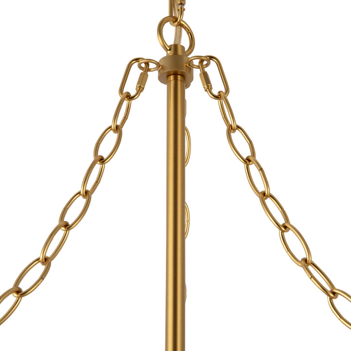 Alora Canada - CH654624BGSM - Six Light Chandelier - Faye - Brushed Gold/Smoked Glass
