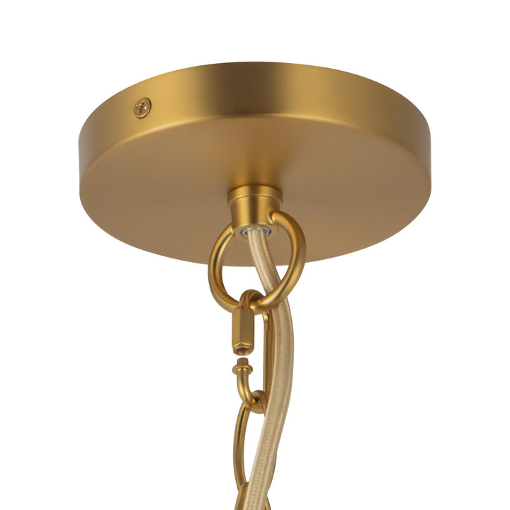 Alora Canada - CH654624BGSM - Six Light Chandelier - Faye - Brushed Gold/Smoked Glass