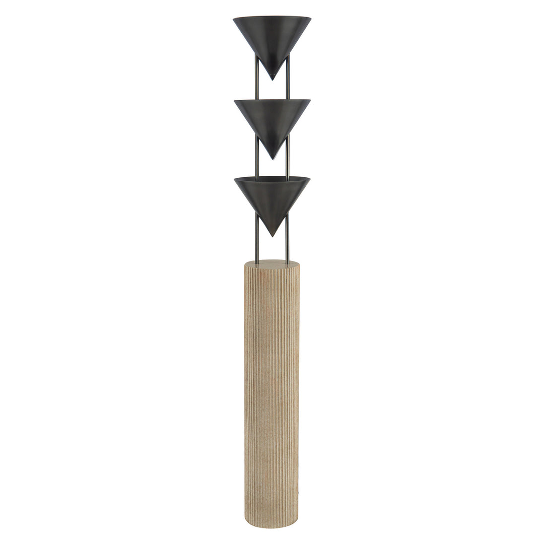 Alora Canada - FL341367STA - Three Light Floor Lamp - Versus - Aged Steel