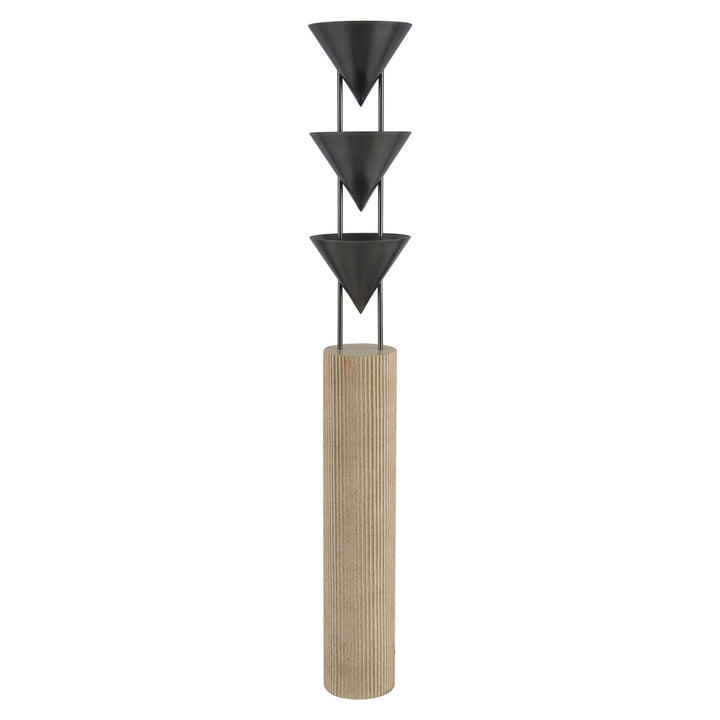 Alora Canada - FL341367STA - Three Light Floor Lamp - Versus - Aged Steel