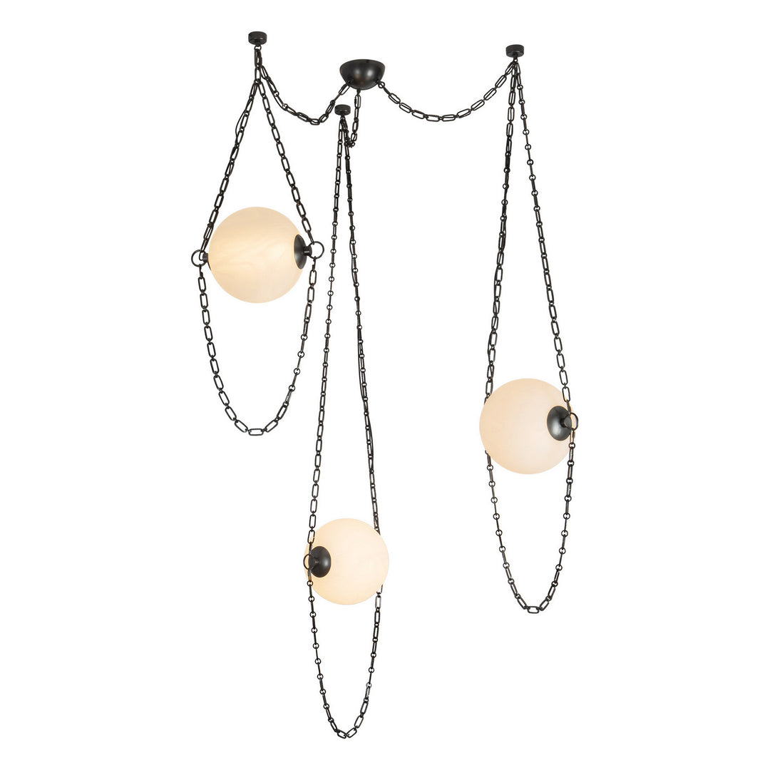 Alora Canada - CH372103UBCDG - LED Chandelier - Petra - Urban Bronze/Cloud Glass